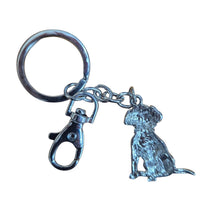 Load image into Gallery viewer, Dog Keychain | Cute Pink Puppy Keyring Bag Chain | Dog Lover Gifts