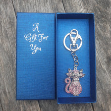 Load image into Gallery viewer, Gift Box | Blue A Gift For You Keychain - Keyring Box