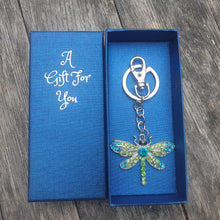 Load image into Gallery viewer, Gift Box | Blue A Gift For You Keychain - Keyring Box