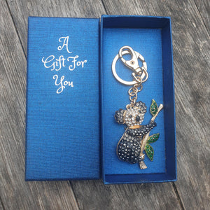 Gift Box | Blue A Gift For You Keychain - Keyring Box