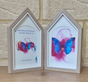 Photo Frame | Stand Alone Open Double House Frame | 2 x 4