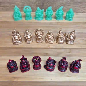 18 Assorted Mini Buddha statues | Feng Shui collection 