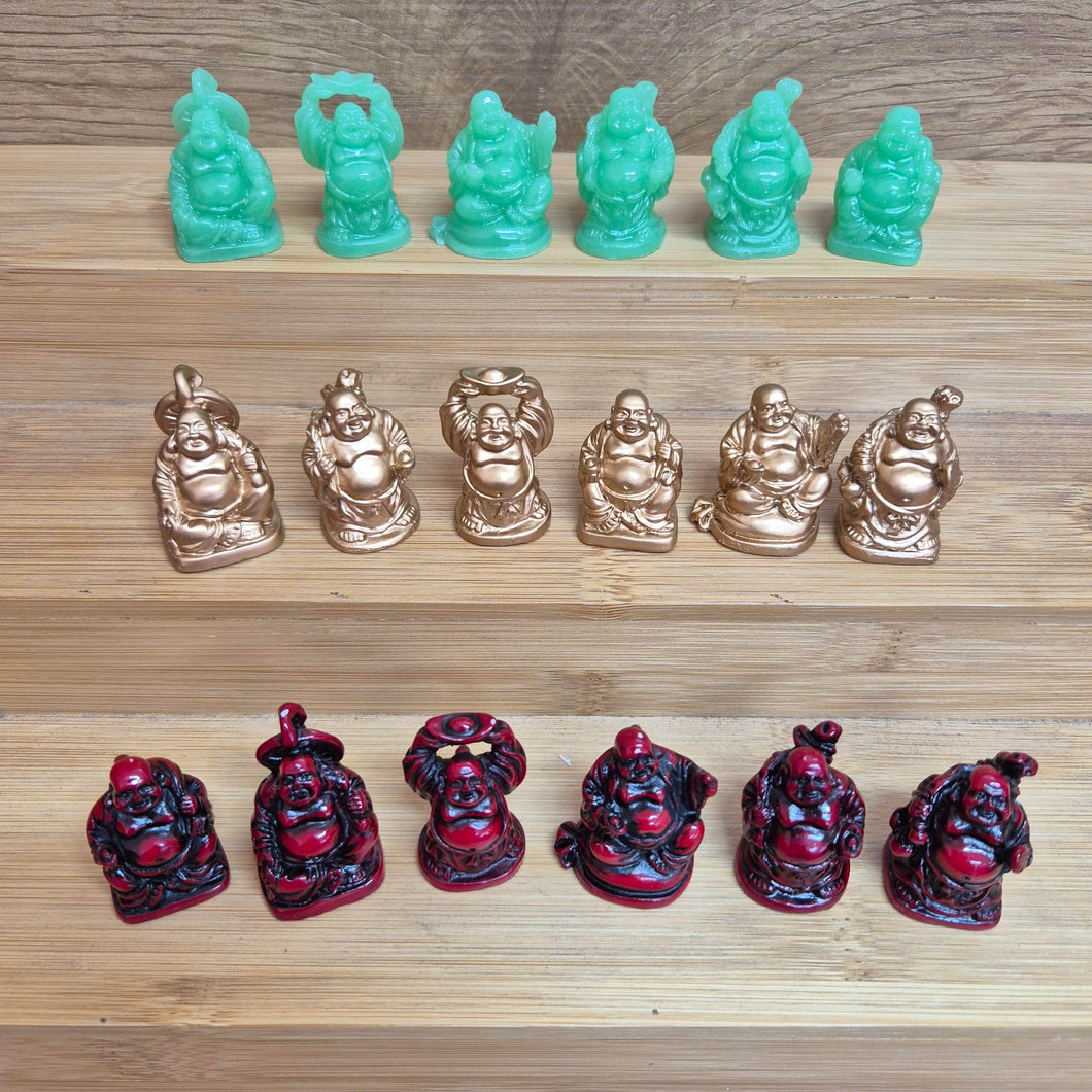 18 Assorted Mini Buddha statues | Feng Shui collection 