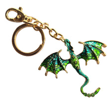 Load image into Gallery viewer, Mystical dragon keychain keyring bag chain dragon lovers gift