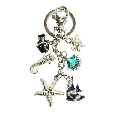 Seaside ocean marine life keyring keychain bag chain gift 