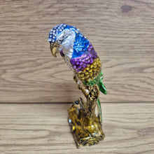 Load image into Gallery viewer, Macaw Parrot Jewellery Keepsake Ornament Gift | Macaw Trinket Box Bird Lovers Gift
