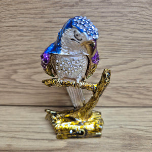 Macaw Parrot Jewellery Keepsake Ornament Gift | Macaw Trinket Box Bird Lovers Gift