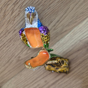 Macaw Parrot Jewellery Keepsake Ornament Gift | Macaw Trinket Box Bird Lovers Gift