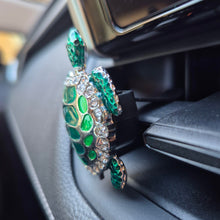 Load image into Gallery viewer, Turtle Car Diffuser | Green Turtle Boxed Car Vent Fragrance Essential Oil Diffuser