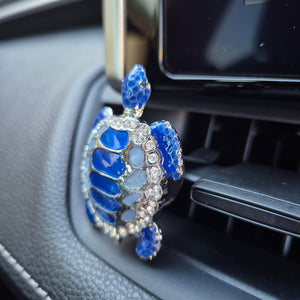Turtle Car Diffuser | Blue Turtle Boxed Car Vent Fragrance Essential Oil Diffuser