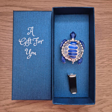 Load image into Gallery viewer, Turtle Car Diffuser | Blue Turtle Boxed Car Vent Fragrance Essential Oil Diffuser