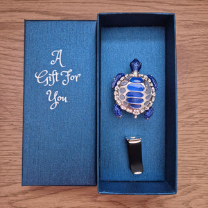 Turtle Car Diffuser | Blue Turtle Boxed Car Vent Fragrance Essential Oil Diffuser