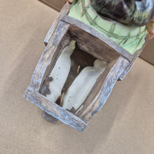 Load image into Gallery viewer, Grandma Farmer Planter | Small Grandma Farmer With Wheelbarrow Planter