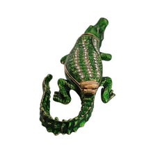 Load image into Gallery viewer, Australian Crocodile Trinket Jewellery Box Ornament | Australiana Gift