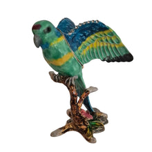 Load image into Gallery viewer, Australian Ringneck Parrot Trinket Jewellery Ornament | Australiana Gift