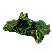 Load image into Gallery viewer, Green frog trinket 