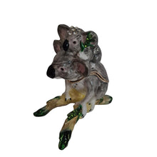 Load image into Gallery viewer, Australian Koala &amp; Baby Trinket Ornament Jewellery Box | Australiana Gifts