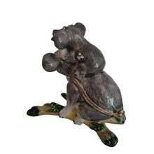 Load image into Gallery viewer, Australian Koala &amp; Baby Trinket Ornament Jewellery Box | Australiana Gifts