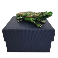 Load image into Gallery viewer, Australian Crocodile Trinket Jewellery Box Ornament | Australiana Gift