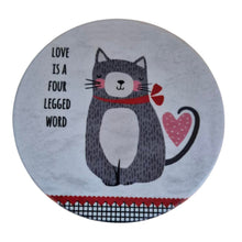 Load image into Gallery viewer, Cat Coaster Display Set | Ceramic Round Coasters &amp; Display Stand | Purrfect Gifts | 20 % Off Every Day Price