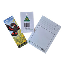 Load image into Gallery viewer, Postcard Gift Sets | 50 Custom Made Packs | Each Pack Contains 1 x Bookmark 1 x Magnet 1 x Postcard