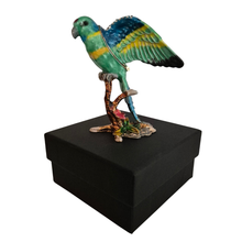 Load image into Gallery viewer, Australian Ringneck Parrot Trinket Jewellery Ornament | Australiana Gift