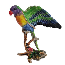 Load image into Gallery viewer, Australian Lorikeet Parrot Jewellery Trinket Box 