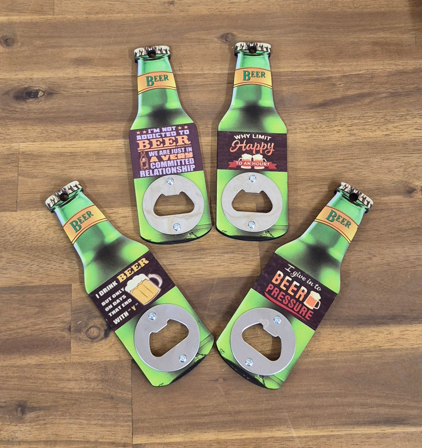 Beer Lover Set Of Fridge Bottle Opener Magnets Funny Beer