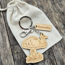Load image into Gallery viewer, Elevate your keychain game with our sustainably made  Wooden Keychain! Show your love for Australia - both its incredible wildlife and locally-made products. Each keychain is expertly crafted with sustainable materials, making it the perfect eco-friendly gift for yourself or a fellow tourist.