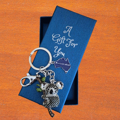 Australian Koala keyring keychain boxed gift 