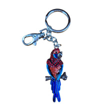 Load image into Gallery viewer, Australian Crimson arrot Keyring Keychain Gift 
