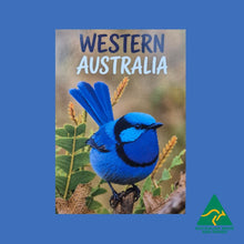 Load image into Gallery viewer, Blue Wren Western Australia Postcards | Pack Of Ten Splendid Fairywren Postcards | Printed In Australia