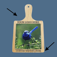 Load image into Gallery viewer, Blue Wren Customer Engraved Cheeseboards | Price Includes 6 Custom Engraved Cheeseboards