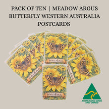 Load image into Gallery viewer, POSTCARDS | Pack Of 10 | Meadow Argus Butterfly | Western Australian Postcards | Designed &amp; Printed In Australia