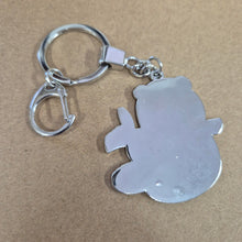 Load image into Gallery viewer, Panda Keychain Gift | Black &amp; White Giant Panda With Bamboo Enamel Keyring Bag Chain