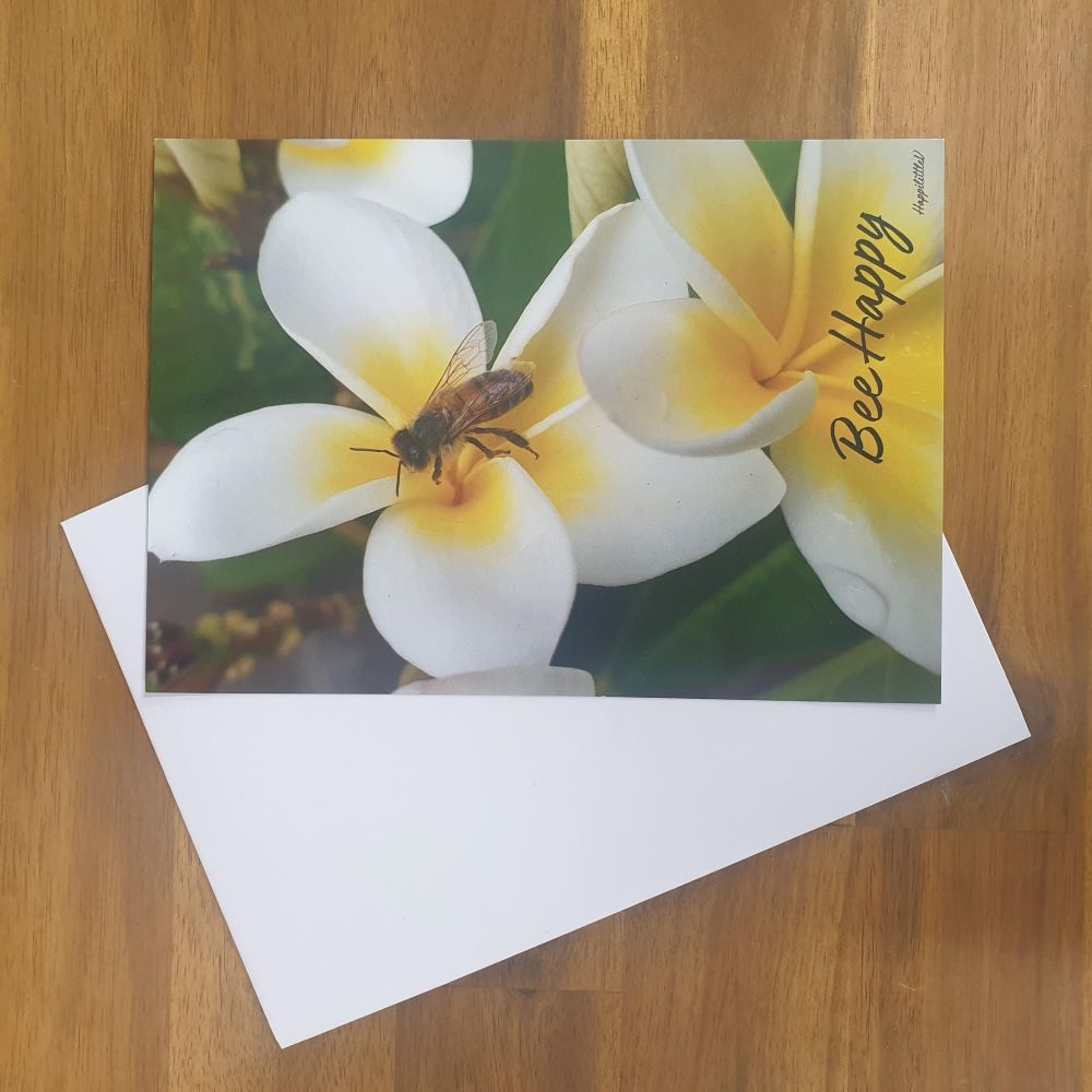 Bee Happy Gift Card | Local WA Photography | Bee Lover Gift Add On