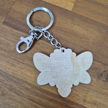 Load image into Gallery viewer, Bee Wooden Keychain Keyring Bag Chain | Australian Made Gifts | Sustainable Gifts