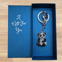 Load image into Gallery viewer, Panda Keychain Boxed Gift | Black &amp; White Giant Panda Keyring Gift