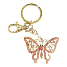 Load image into Gallery viewer, Butterfly Keychain Gift | Pink Butterfly Keyring | Transformation Gift | Bag Chain