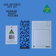 Load image into Gallery viewer, Gift Pack | Blue Butterfly Gift Set | Never Forget How Amazing You Are  Bookmark - Magnet &amp; Postcard