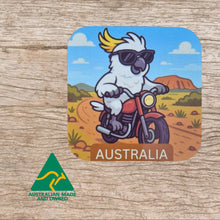 Load image into Gallery viewer, Outback cockatoo Australian Made Magnet gift 