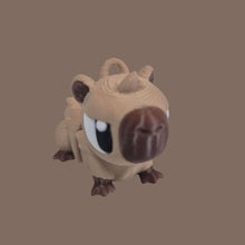 Load image into Gallery viewer, Capybara 3d keyring keychain bag chain sustainable made in Australia gift 