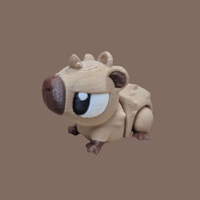 Load image into Gallery viewer, Capybara 3d keyring keychain bag chain sustainable made in Australia gift 