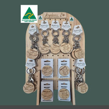 Load image into Gallery viewer, Australian Made Custom Designed Keyrings &amp; Magnet Display Package | Your Logo Your Images