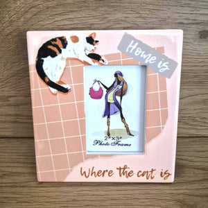 Cute cat lovers photo frame 