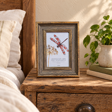 Load image into Gallery viewer, Dark wooden stand alone photo frame 