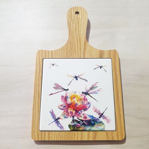 Dragonfly Cheeseboard Decorative Kitchen Gift | Dragonfly Lover Gifts