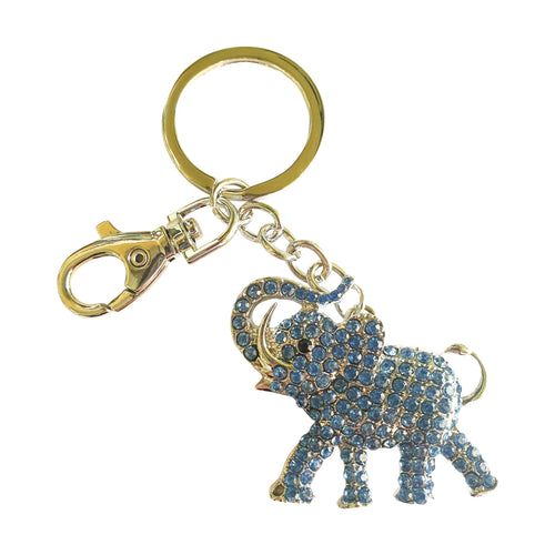 Elephant Keyring | Lucky Blue Elephant Keyring | Bag Chain | Elephant Keychain