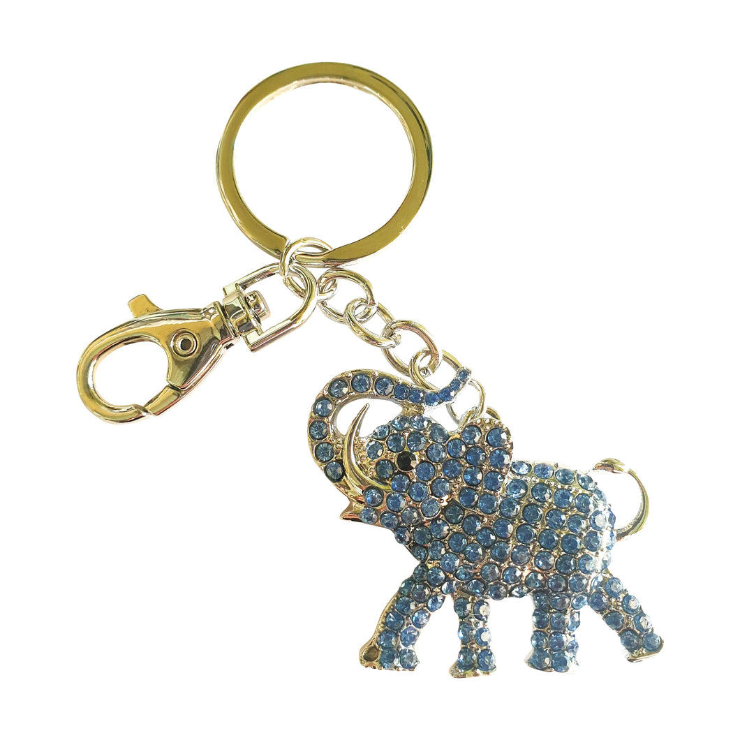 Elephant Keyring | Lucky Blue Elephant Keyring | Bag Chain | Elephant Keychain