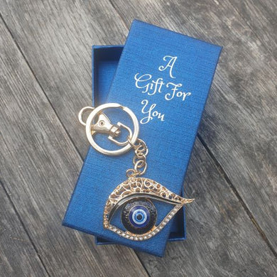 Eye of protection keyring keychain 